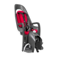 Hamax Kindersitz Caress für Gepäckträger grau/rot