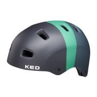 KED Helm 5 Forty black green matt Gr.54-58 1J