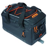 BASIL Gepäckträgertasche Tarpaulin MIK schwarz orange