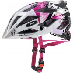 UVEX Helm air wing weiß-pink