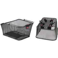 KLICKFIX CITY KORB 2 KORBKLIP schwarz