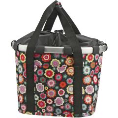 KLICKFIX V-Korb Reisenthel Stoff/Alu Happyflowers