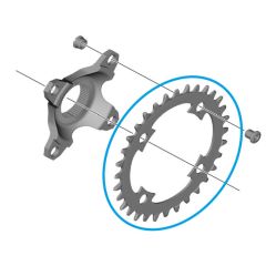 SHIMANO Kettenblatt STEPS CR-EM800 32Z