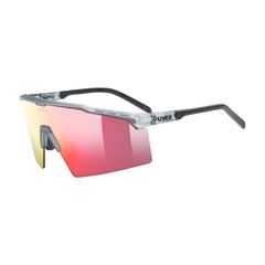 UVEX Brille flowline smoke mat/MIRROR red