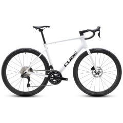 Cube Attain C:62 SLX metallicwhite´n´black