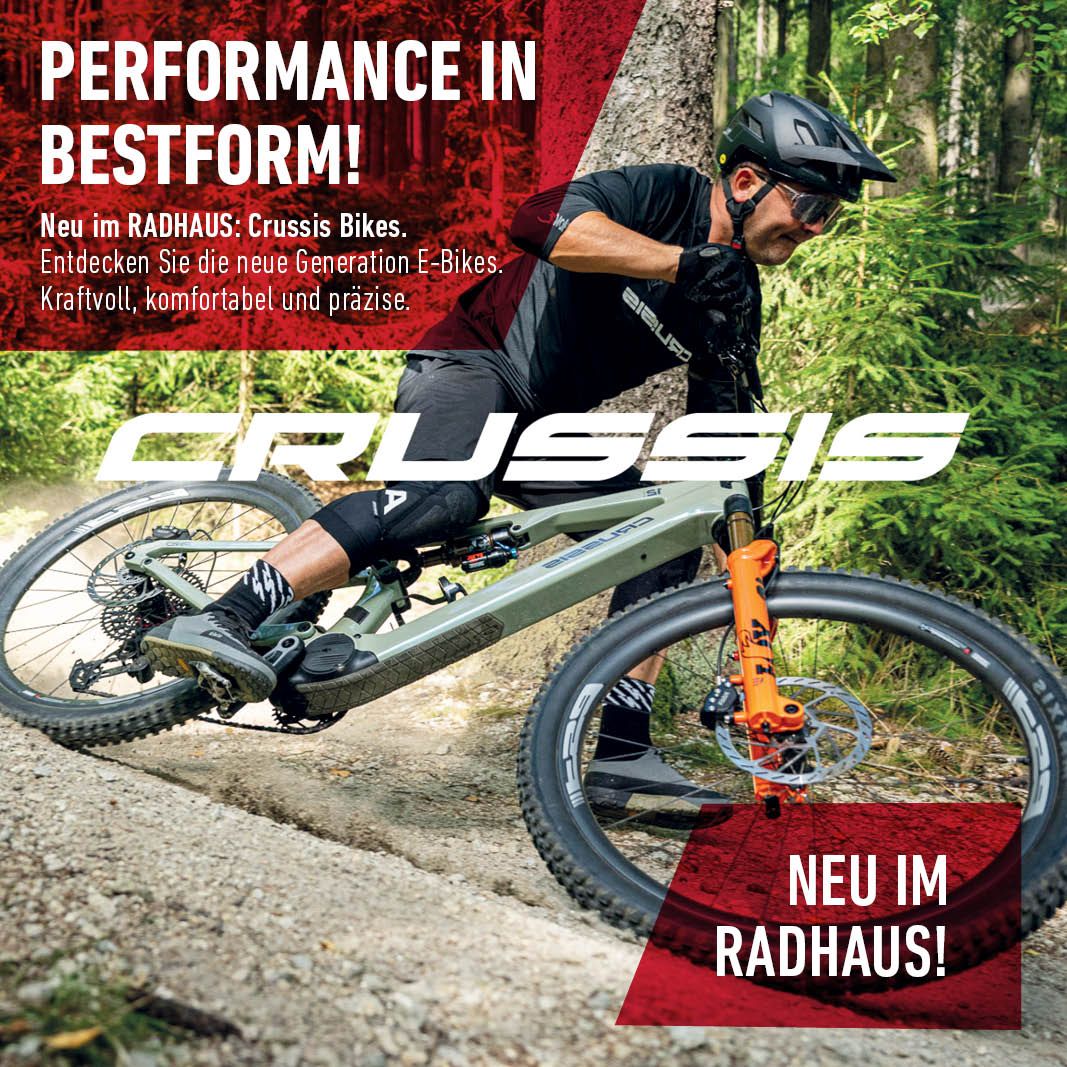 Crussis die neue Topmarke im RADHAUS!