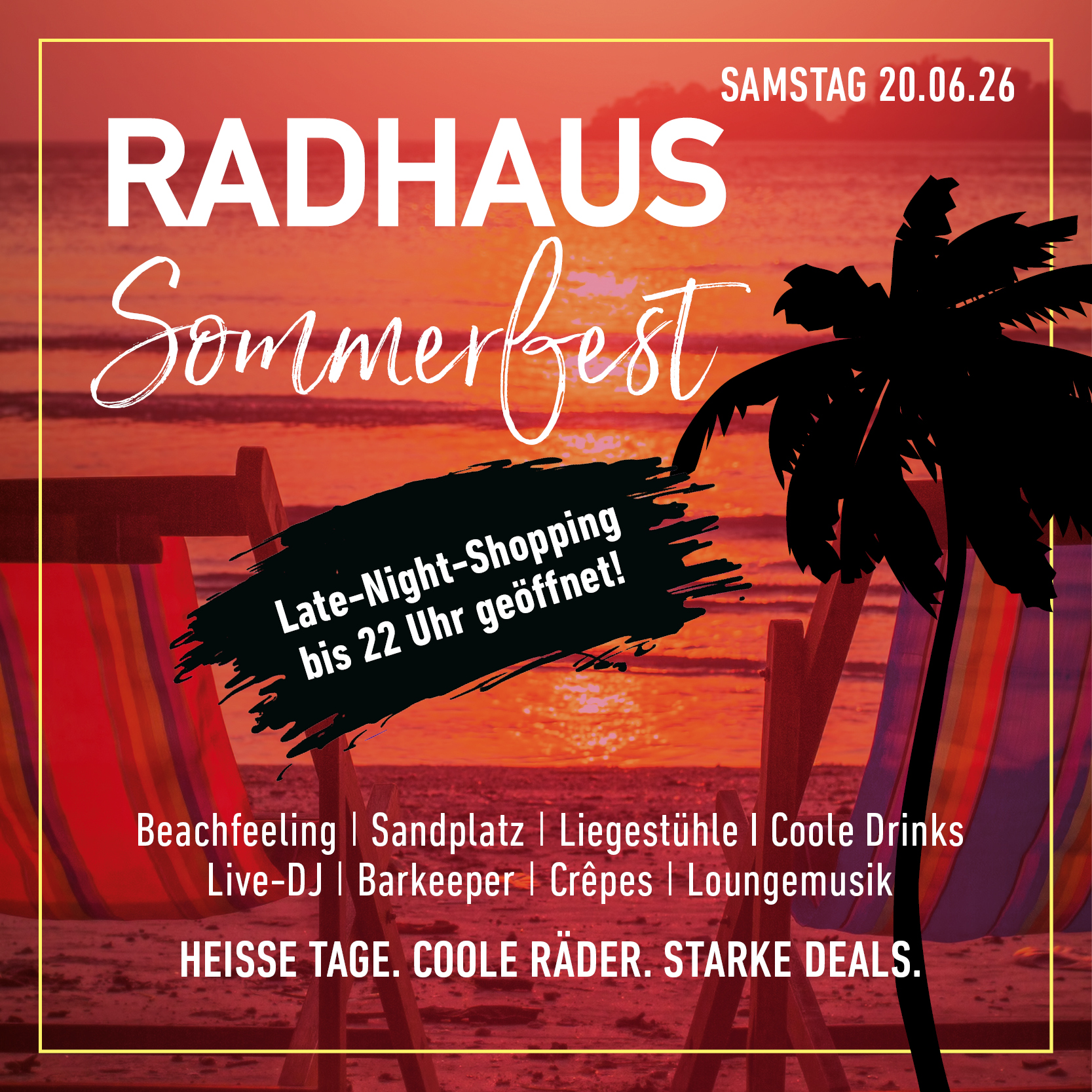 RADHAUS Sommerfest am 20.06.2026
