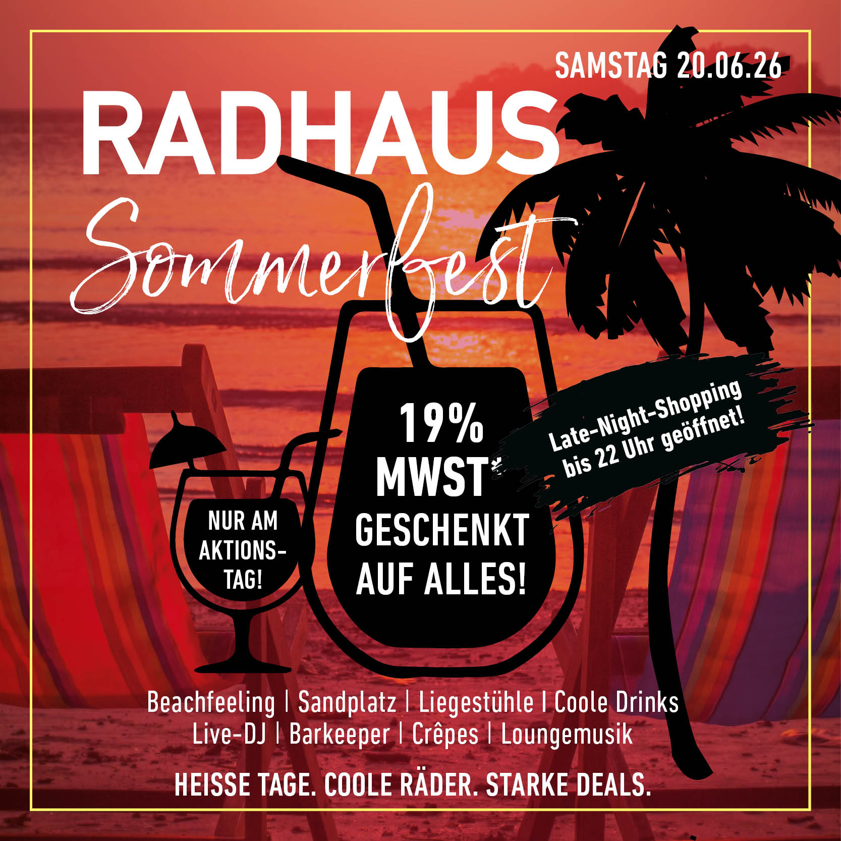 RADHAUS Sommerfest am 20.06.2026