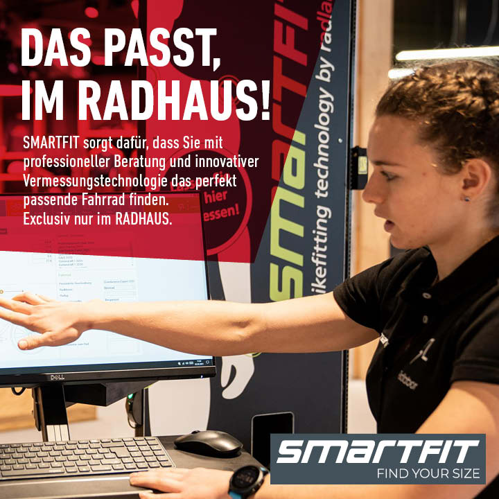 Smartfit ist eine exclusive Vermessungstechnologie im Radhaus Ingolstadt