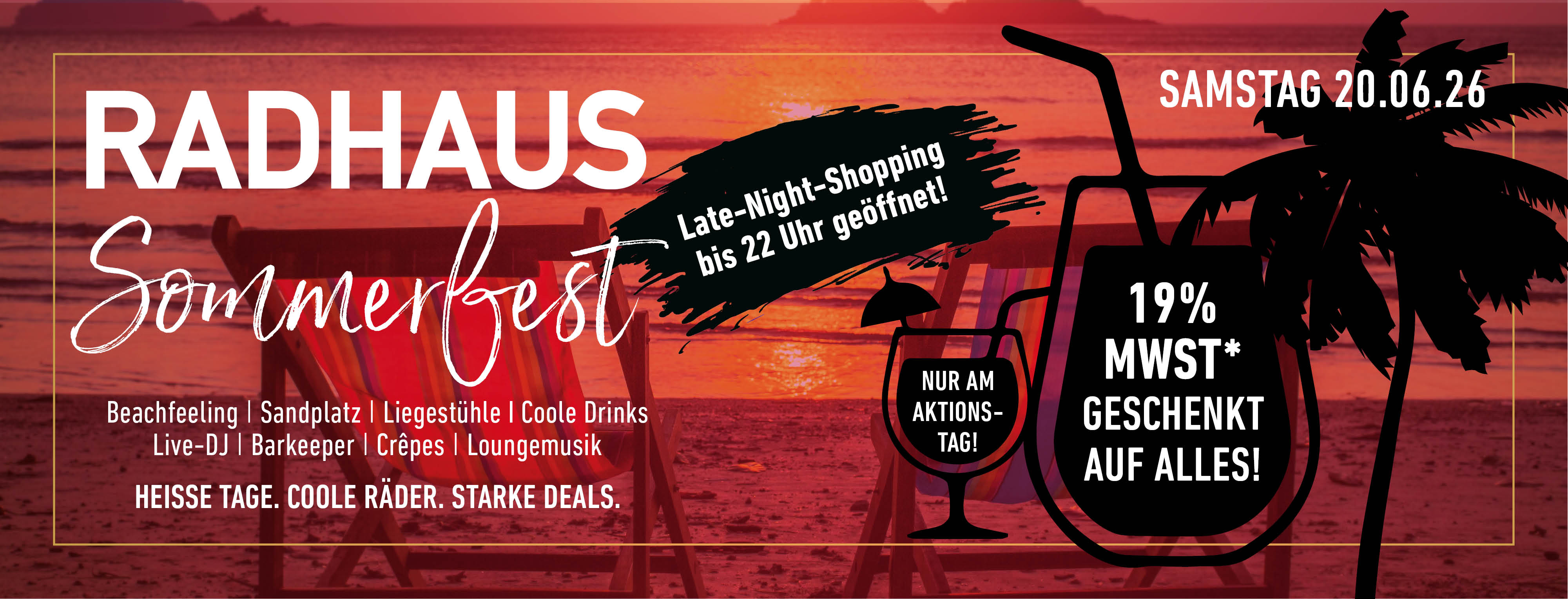 RADHAUS Sommerfest am 20.06.2026